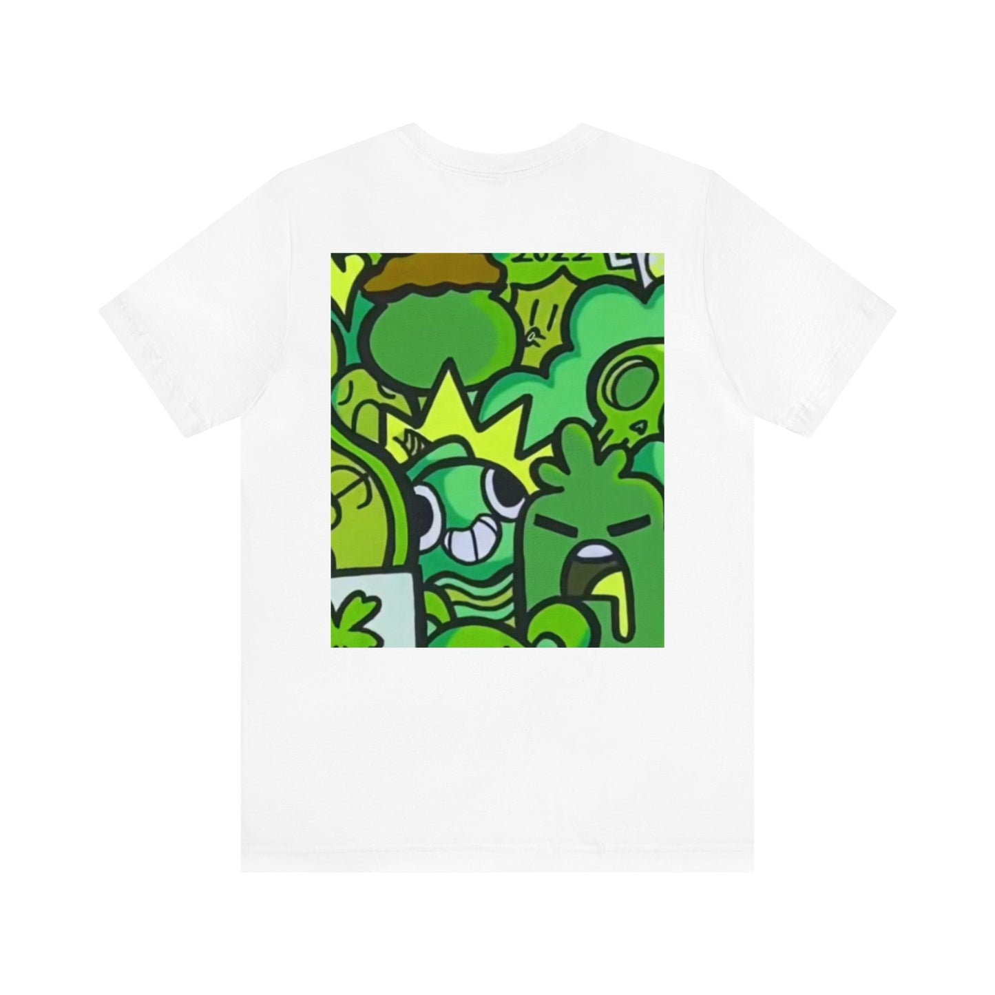 Unisex Hooded blenz green doodle t-shirt