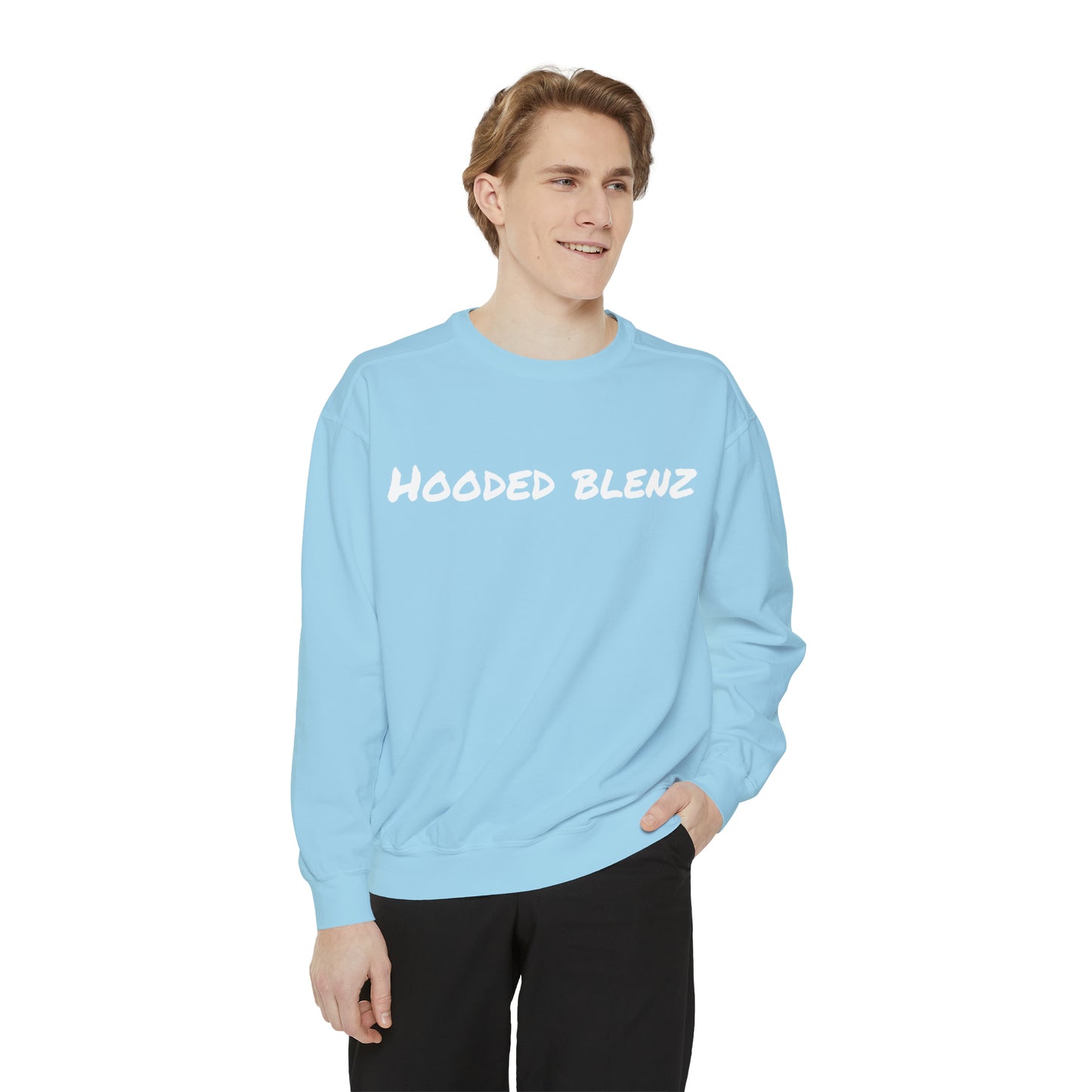 Hooded blenz Unisex Garment-Dyed Sweatshirt