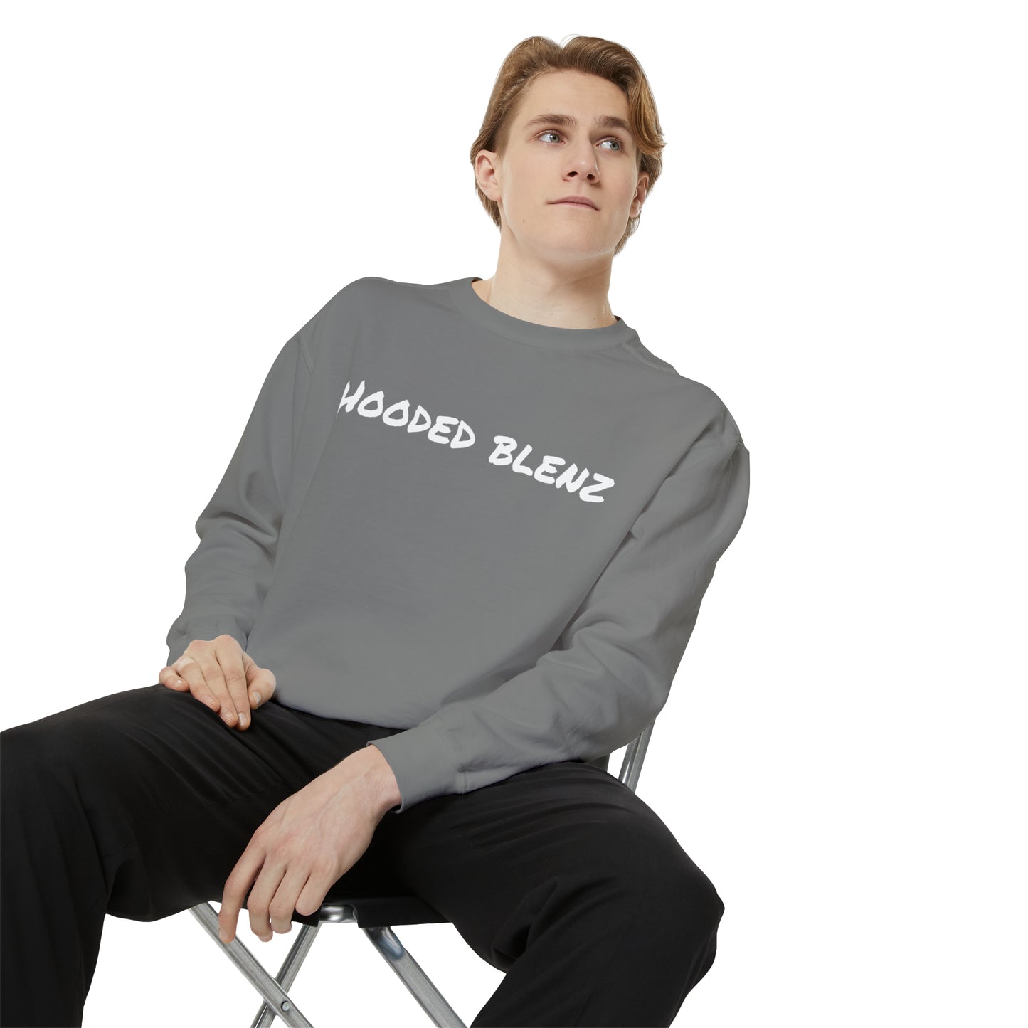 Hooded blenz Unisex Garment-Dyed Sweatshirt